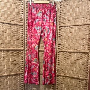 Free People Floral Paisley Velvet Pants